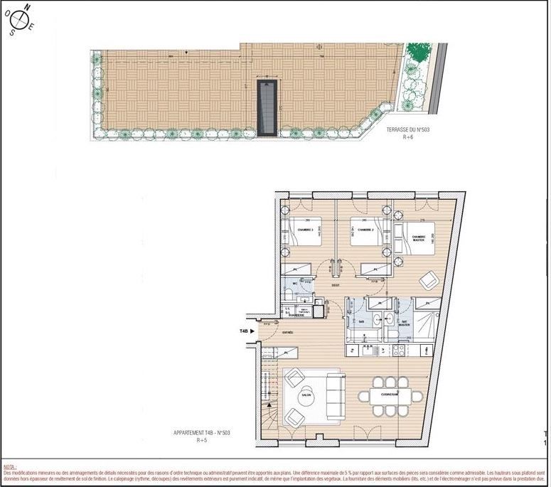 apartment 4 rooms for sale on CHAVILLE (92370)