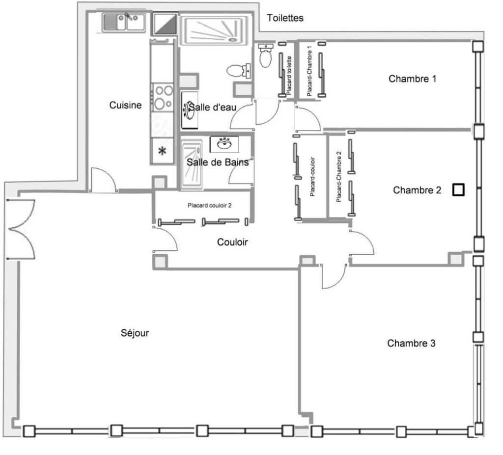 Aпартаменты 4 комнаты в продаже на BOULOGNE BILLANCOURT (92100)